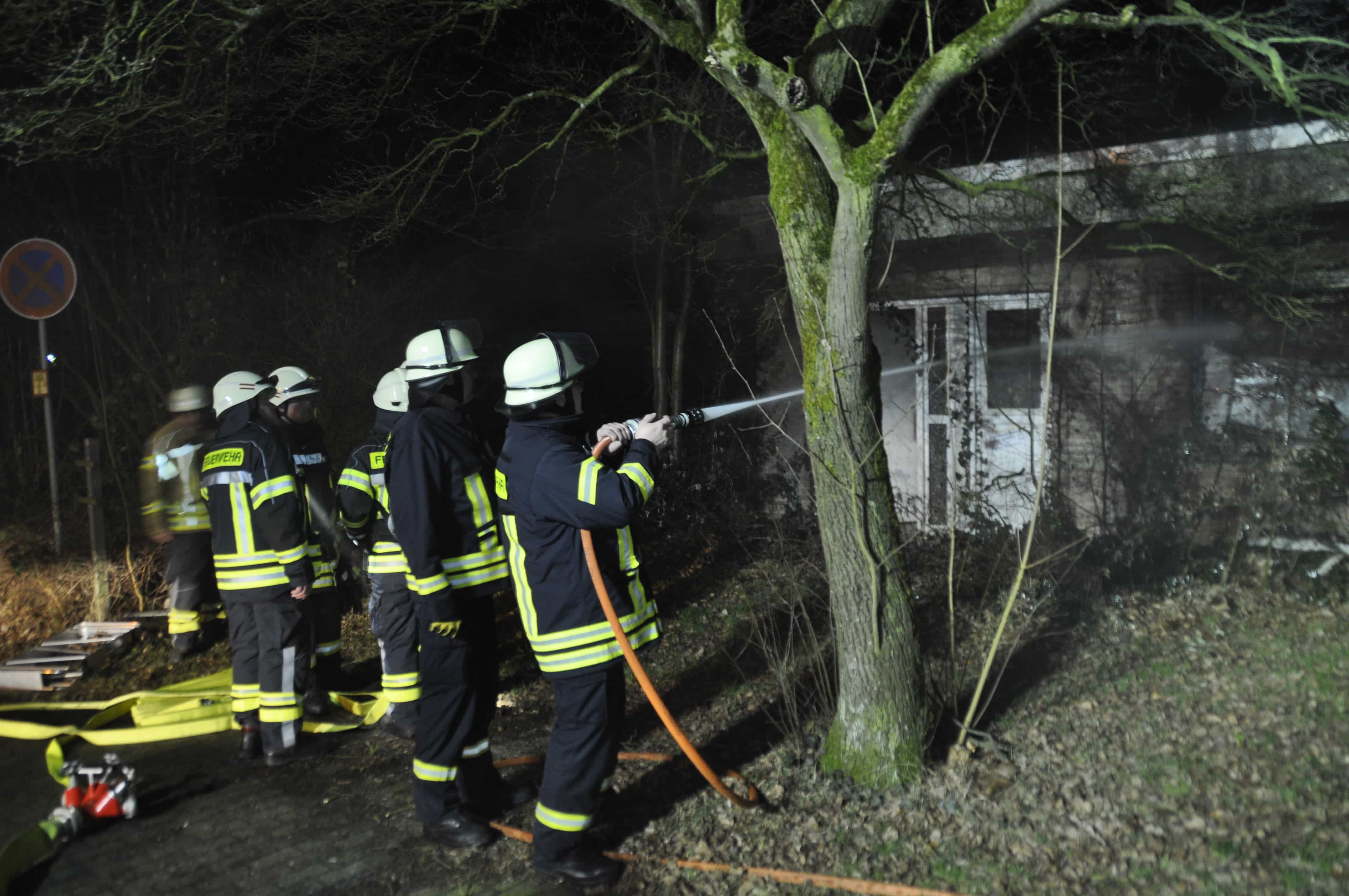 Brand Anbau Feuerwehrhaus Hasselt