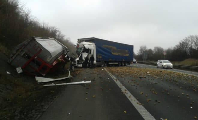 LKW Unfall Göttingen Kartoffeln
