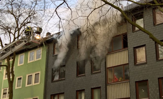 Wohnungsbrnad Gewerkenstrasse