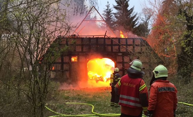 Wohnhausbrand Nienburg